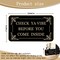 Funny Welcome Doormat for Entryway Check Ya Vibe Before You Come Inside Mats for Front Door with Rubber Backing Doormat Entrance Indoor and Outdoor Personalized Mats Anti-Slip Gift Mat 29 x 17 Inch